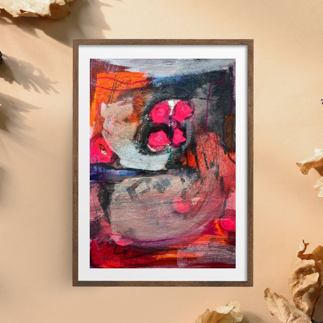 "In Ruins" – Mixed-Media-Original