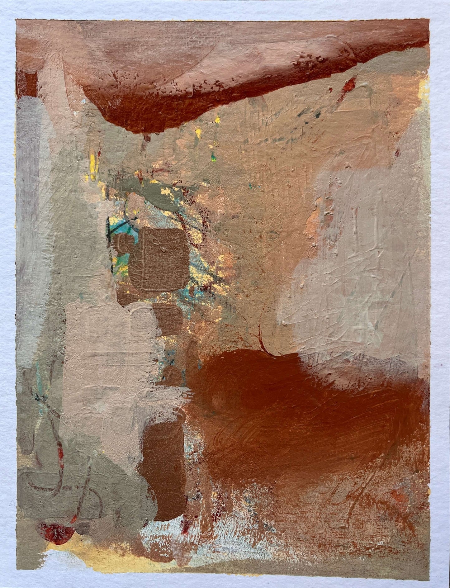 "Coffee Break I" – Mixed-Media-Original