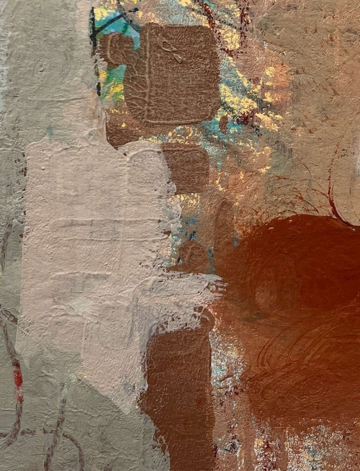 "Coffee Break I" – Mixed-Media-Original