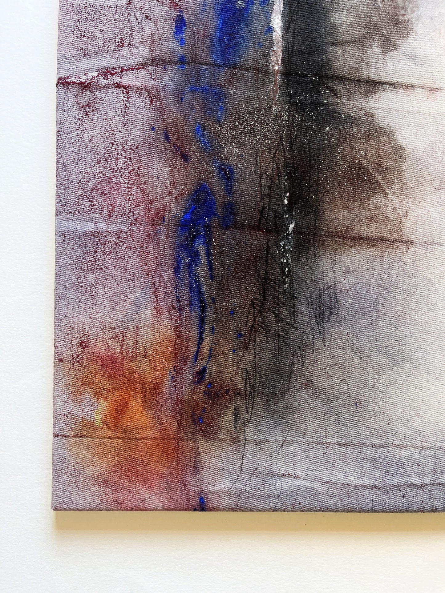 "Fragility Became My Strength" – Mixed-Media-Original inkl. Rahmen