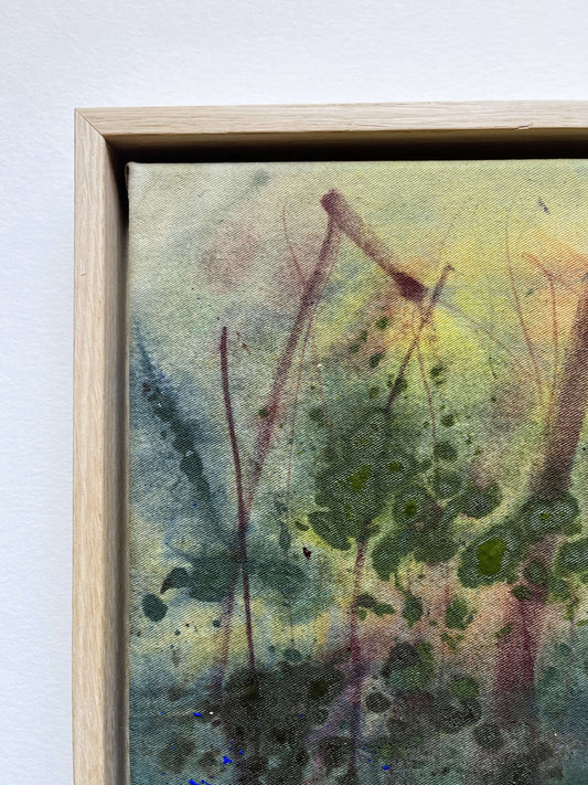 "Handmade Truths Carry Warmth" – Mixed-Media-Original inkl. Rahmen