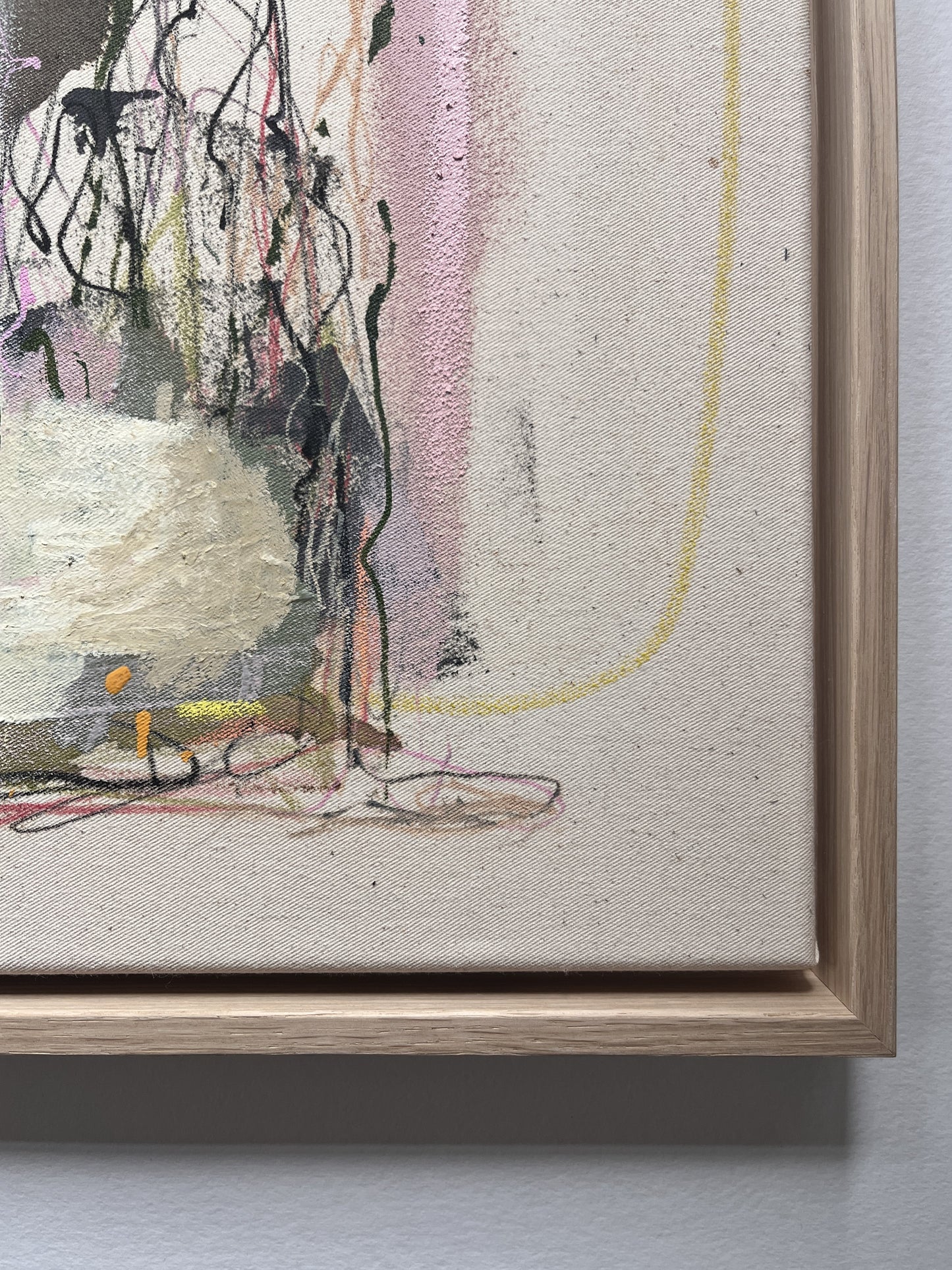 "Trace Of Time" – Mixed-Media-Original inkl. Rahmen