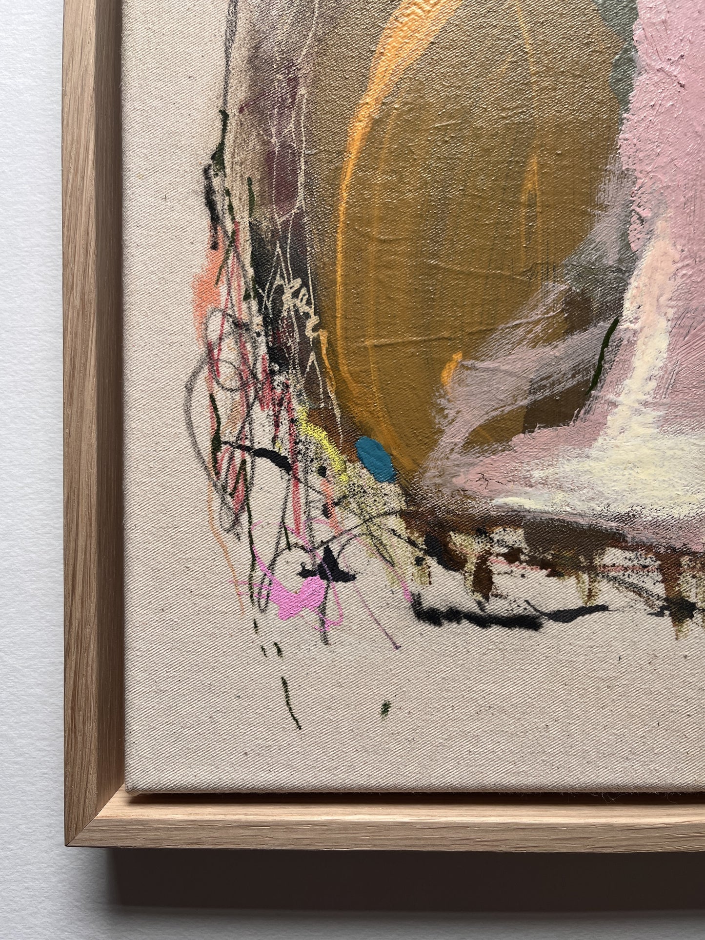 "Trace Of Time" – Mixed-Media-Original inkl. Rahmen