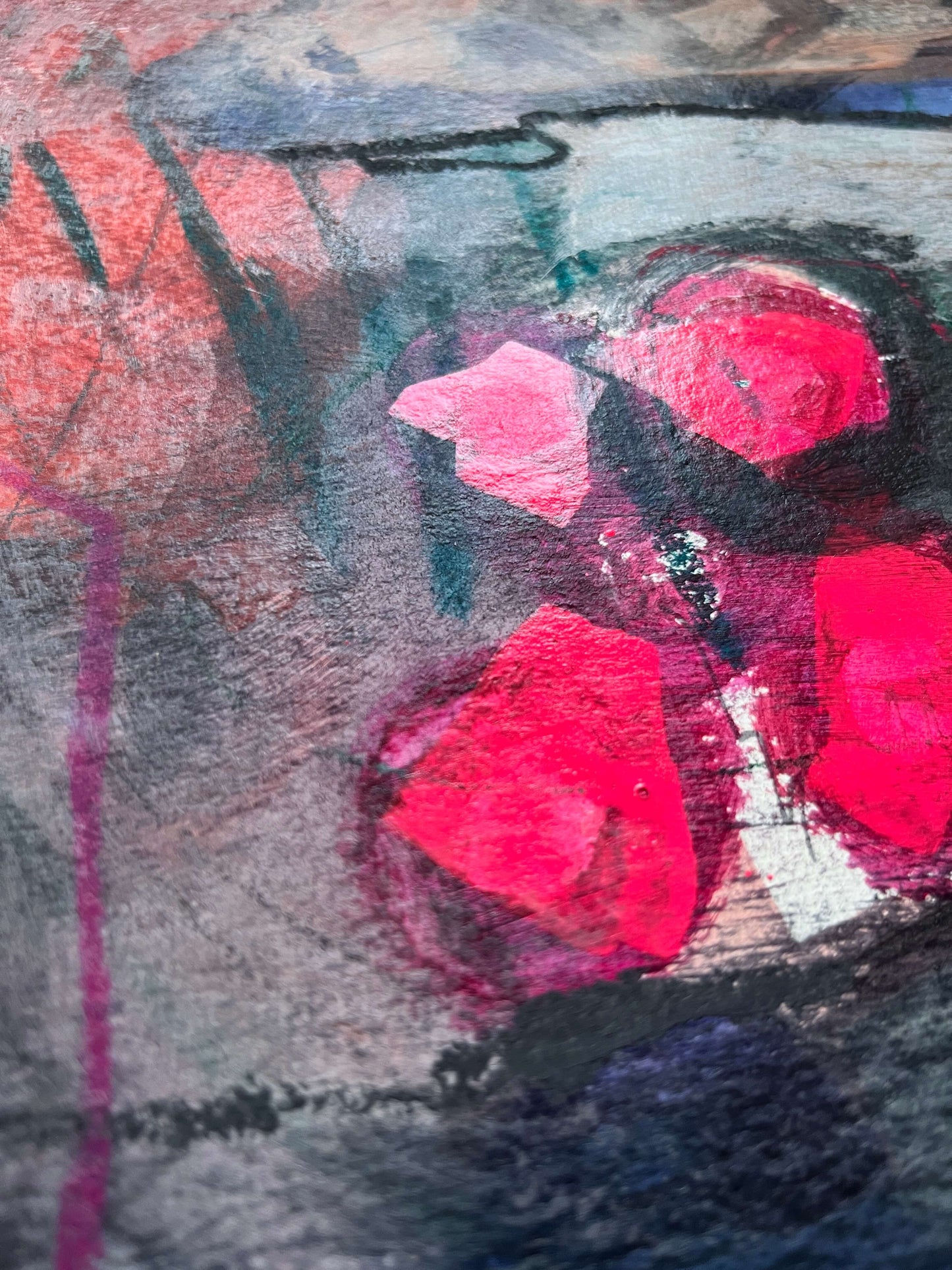 "In Ruins" – Mixed-Media-Original