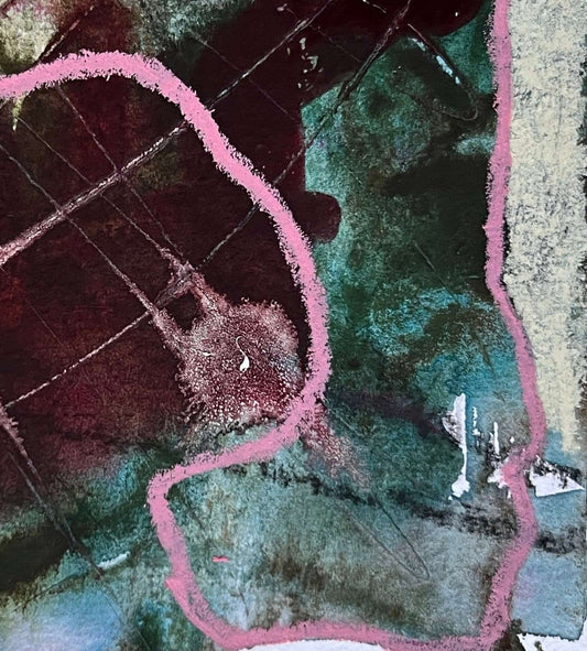 "In The Weeds IV" – Mixed-Media-Original