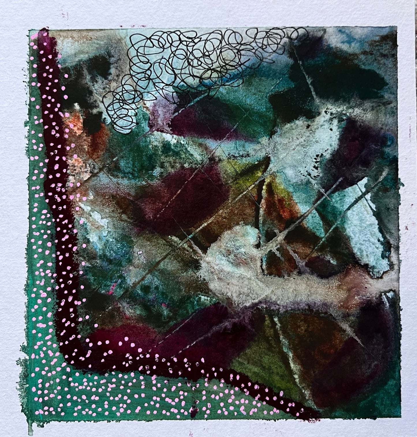 "In The Weeds II" – Mixed-Media-Original