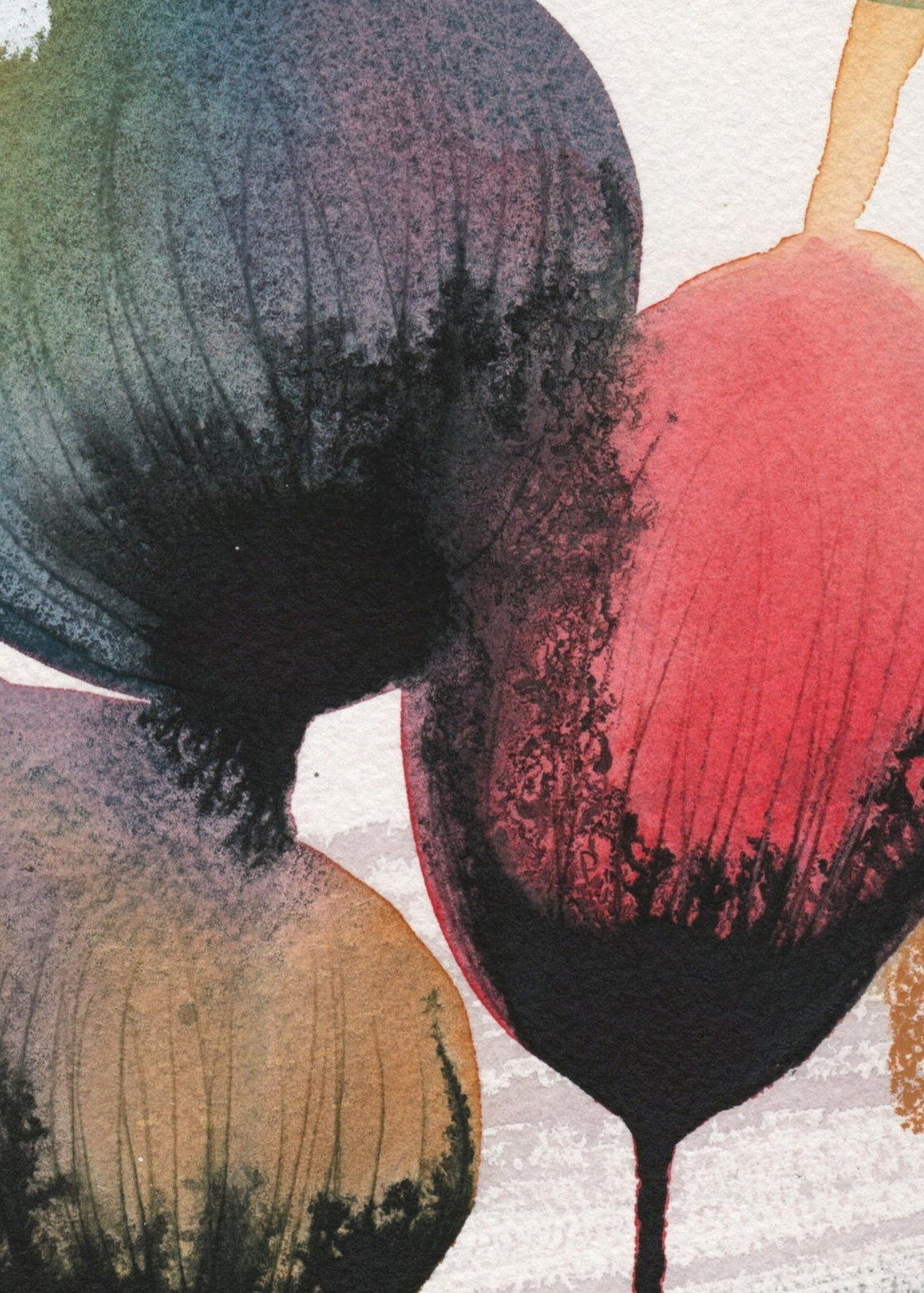 "Blooming" – Mixed-Media-Original