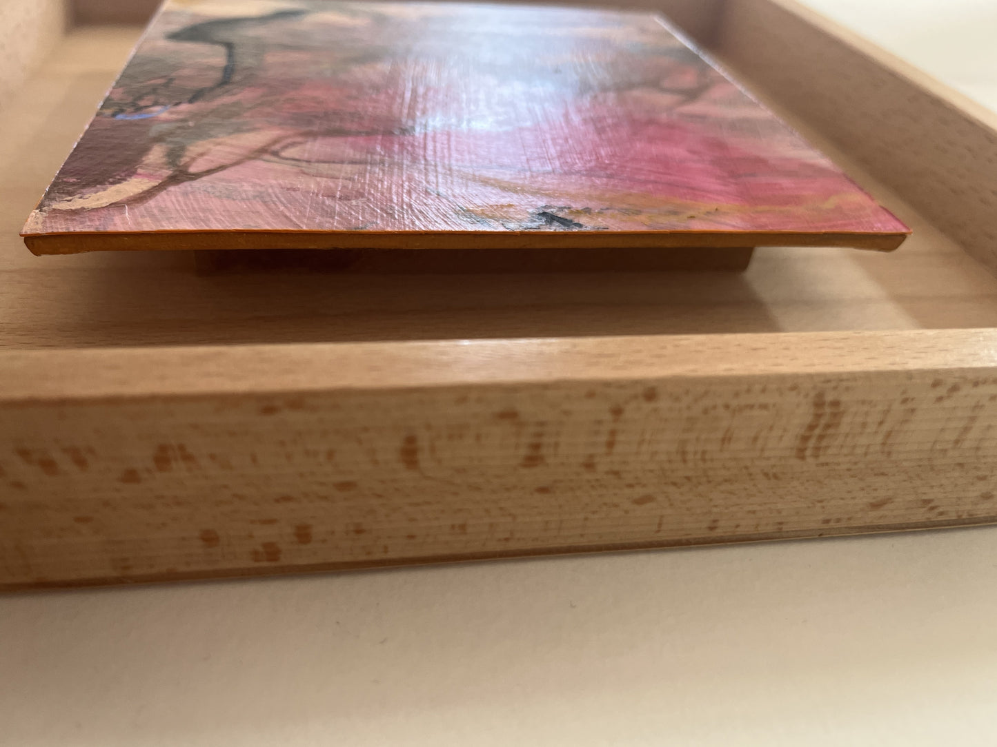 "The Soil Remembers" – mixed media original (framed)