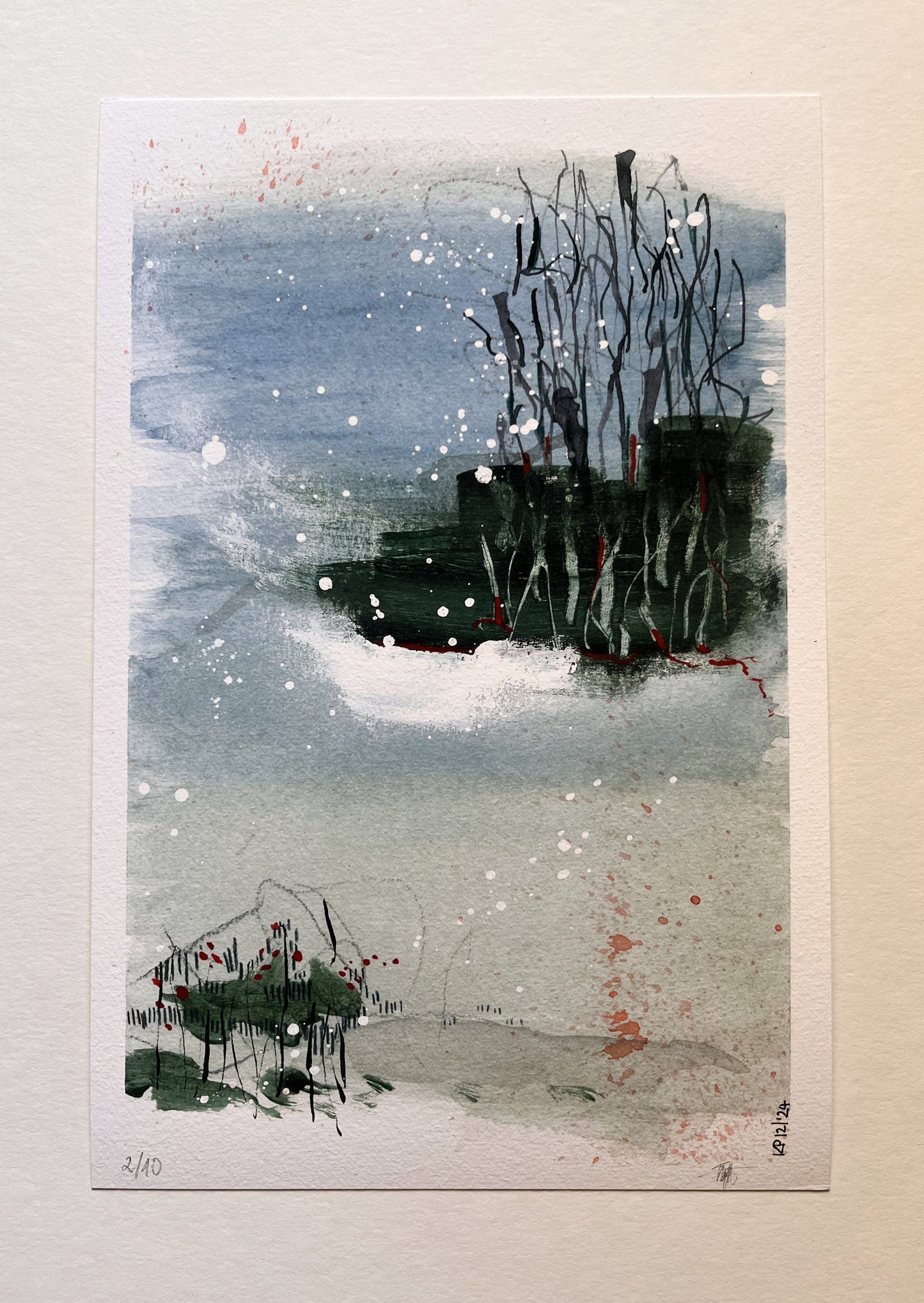 "I'm Just Getting Started" – Kunstdruck (ohne Rahmen)
