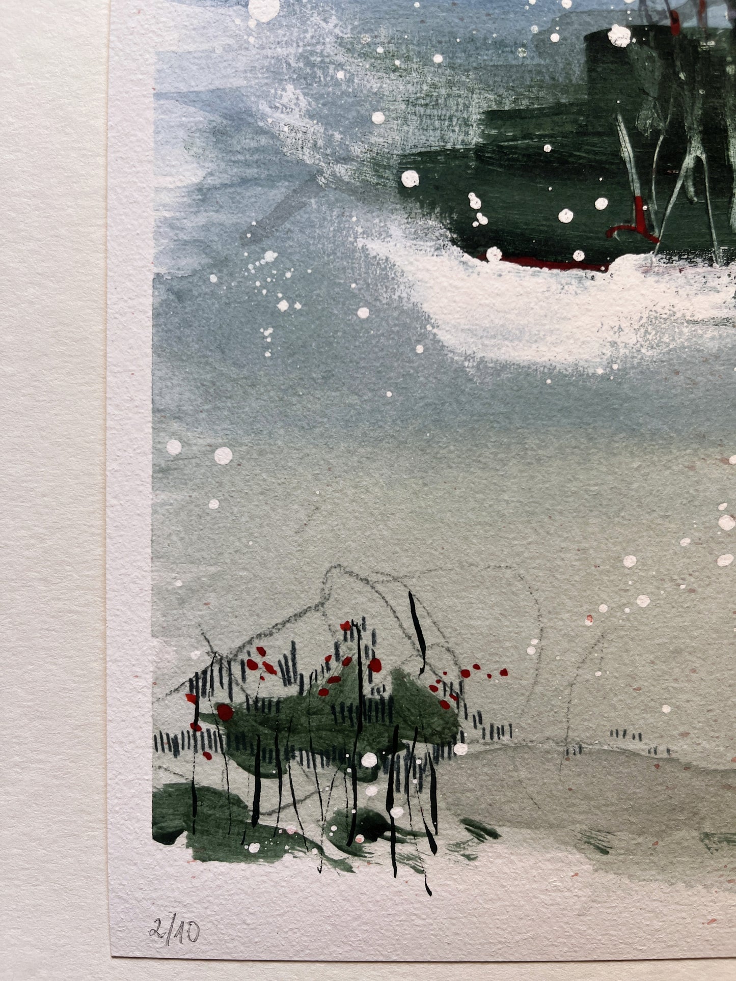 "I'm Just Getting Started" – Kunstdruck (ohne Rahmen)