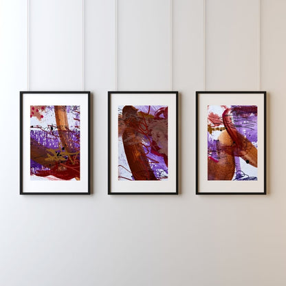 "Falling Out II" – Mixed-Media-Original