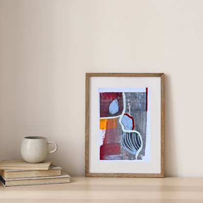 “It’s All Greek To Me I” – mixed media original 