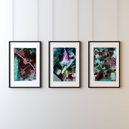 "In The Weeds III" – Mixed-Media-Original