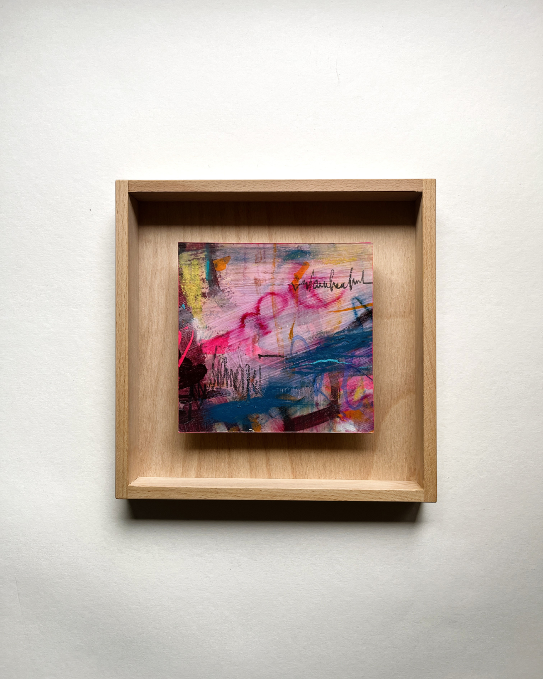 "Tiny Acts of Courage" – mixed media original (framed)