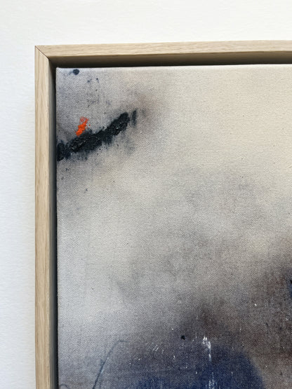 "Between The Noise I Listened" – Mixed-Media-Original inkl. Rahmen