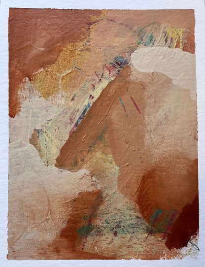 "Coffee Break II" – Mixed-Media-Original