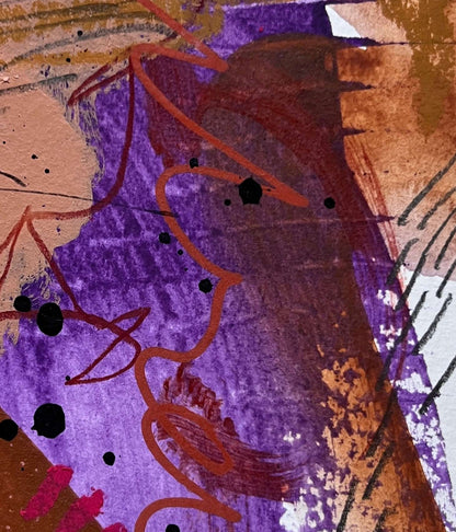 "Falling Out II" – Mixed-Media-Original