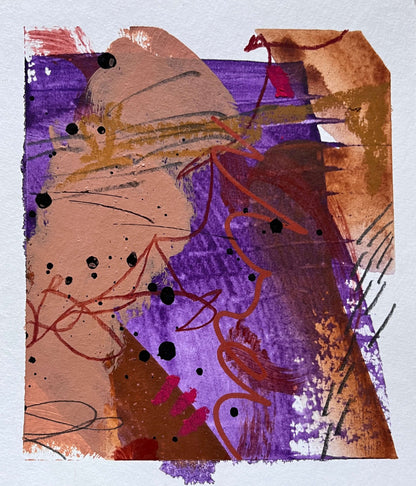 "Falling Out II" – Mixed-Media-Original