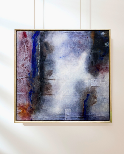 "Fragility Became My Strength" – Mixed-Media-Original inkl. Rahmen