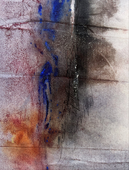 "Fragility Became My Strength" – Mixed-Media-Original inkl. Rahmen