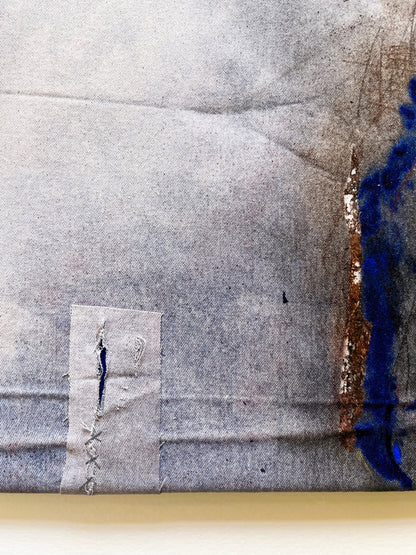 "Fragility Became My Strength" – Mixed-Media-Original inkl. Rahmen