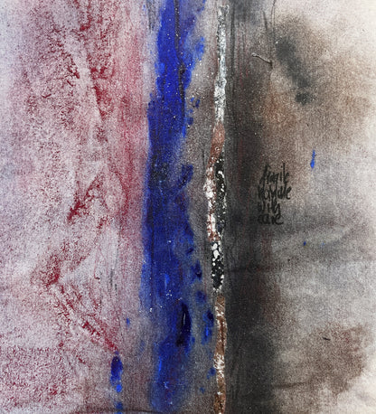 "Fragility Became My Strength" – Mixed-Media-Original inkl. Rahmen