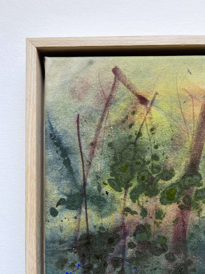 "Handmade Truths Carry Warmth" – Mixed-Media-Original inkl. Rahmen