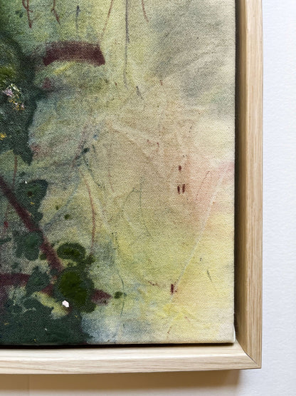 "Handmade Truths Carry Warmth" – Mixed-Media-Original inkl. Rahmen