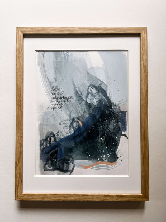 "You In Me" – Mixed-Media-Original inkl. Rahmen