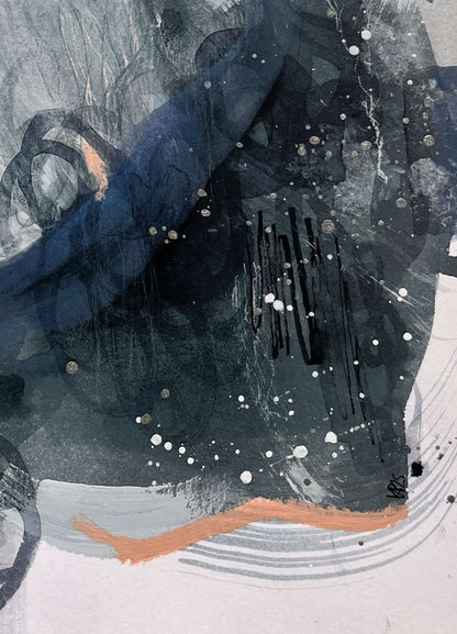 "You In Me" – Mixed-Media-Original inkl. Rahmen