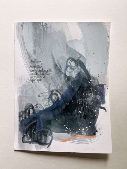 "You In Me" – Mixed-Media-Original inkl. Rahmen