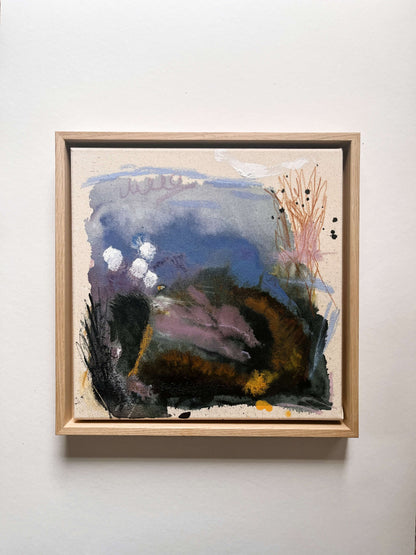 "Inner Garden" – mixed media original (framed)