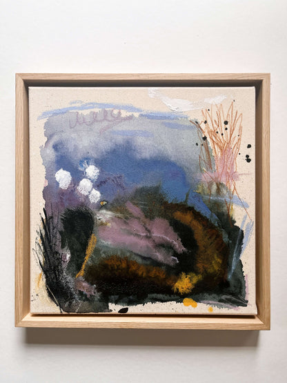 "Inner Garden" – mixed media original (framed)