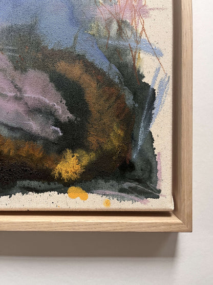 "Inner Garden" – mixed media original (framed)