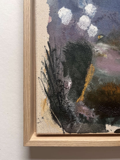 "Inner Garden" – mixed media original (framed)