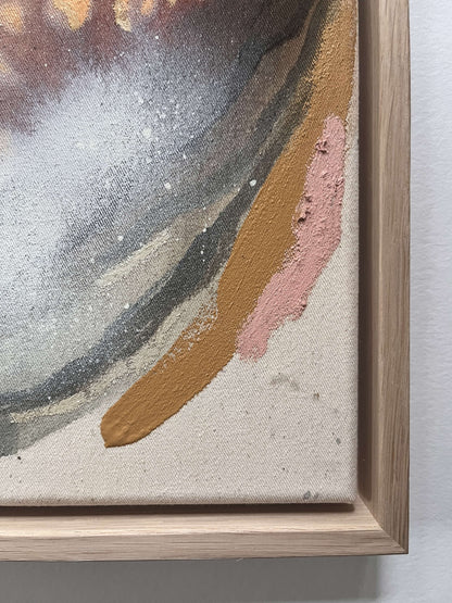 "Through The Veil" – Mixed-Media-Original inkl. Rahmen