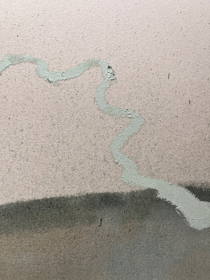 "Pulse" – Mixed-Media-Original inkl. Rahmen