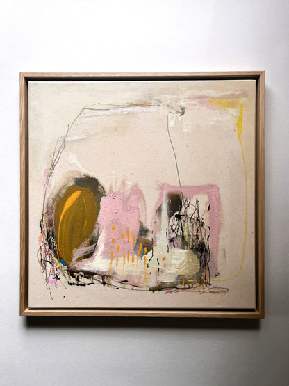 "Trace Of Time" – mixed media original (framed)