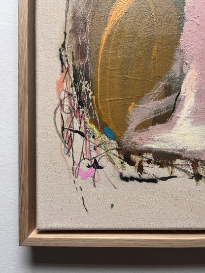 "Trace Of Time" – mixed media original (framed)