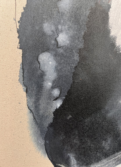 "Hold Me Close" – mixed media original (framed)