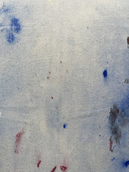 "I Turned Off The Feed To Feel Again" – Mixed-Media-Original inkl. Rahmen