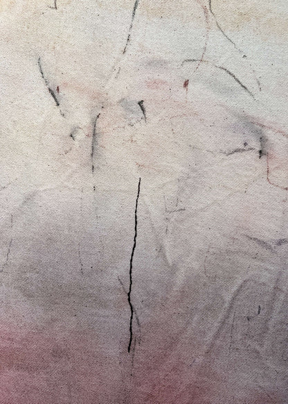 "I Make Mistakes, That's How I Know I'm Real" – Mixed-Media-Original inkl. Rahmen