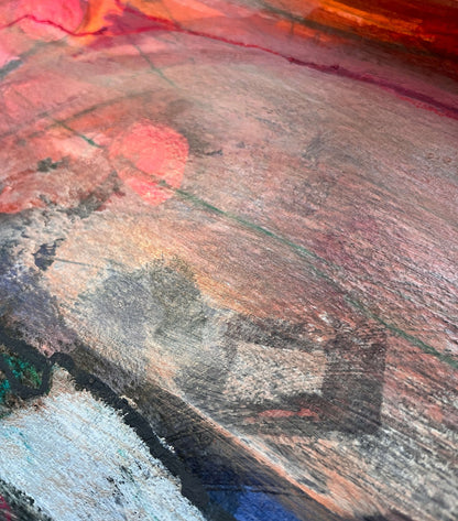 "In Ruins" – Mixed media original 