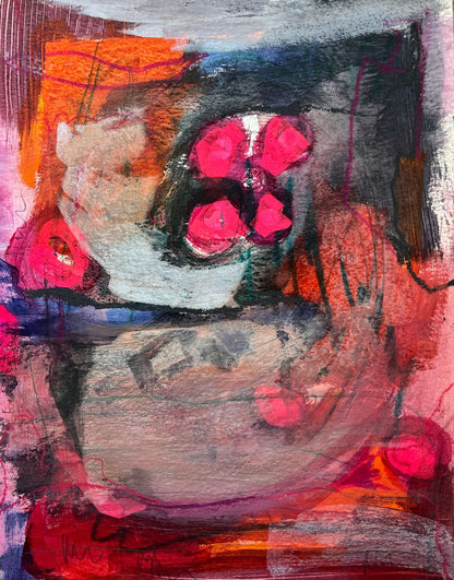 "In Ruins" – Mixed media original 