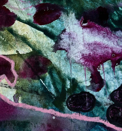 "In The Weeds I" – Mixed-Media-Original