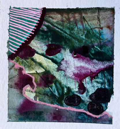 "In The Weeds I" – Mixed-Media-Original