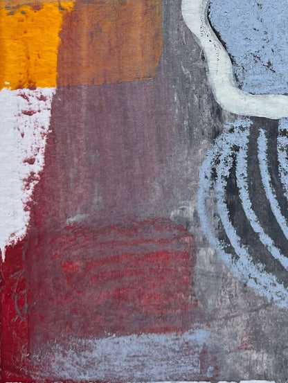 “It’s All Greek To Me I” – mixed media original 