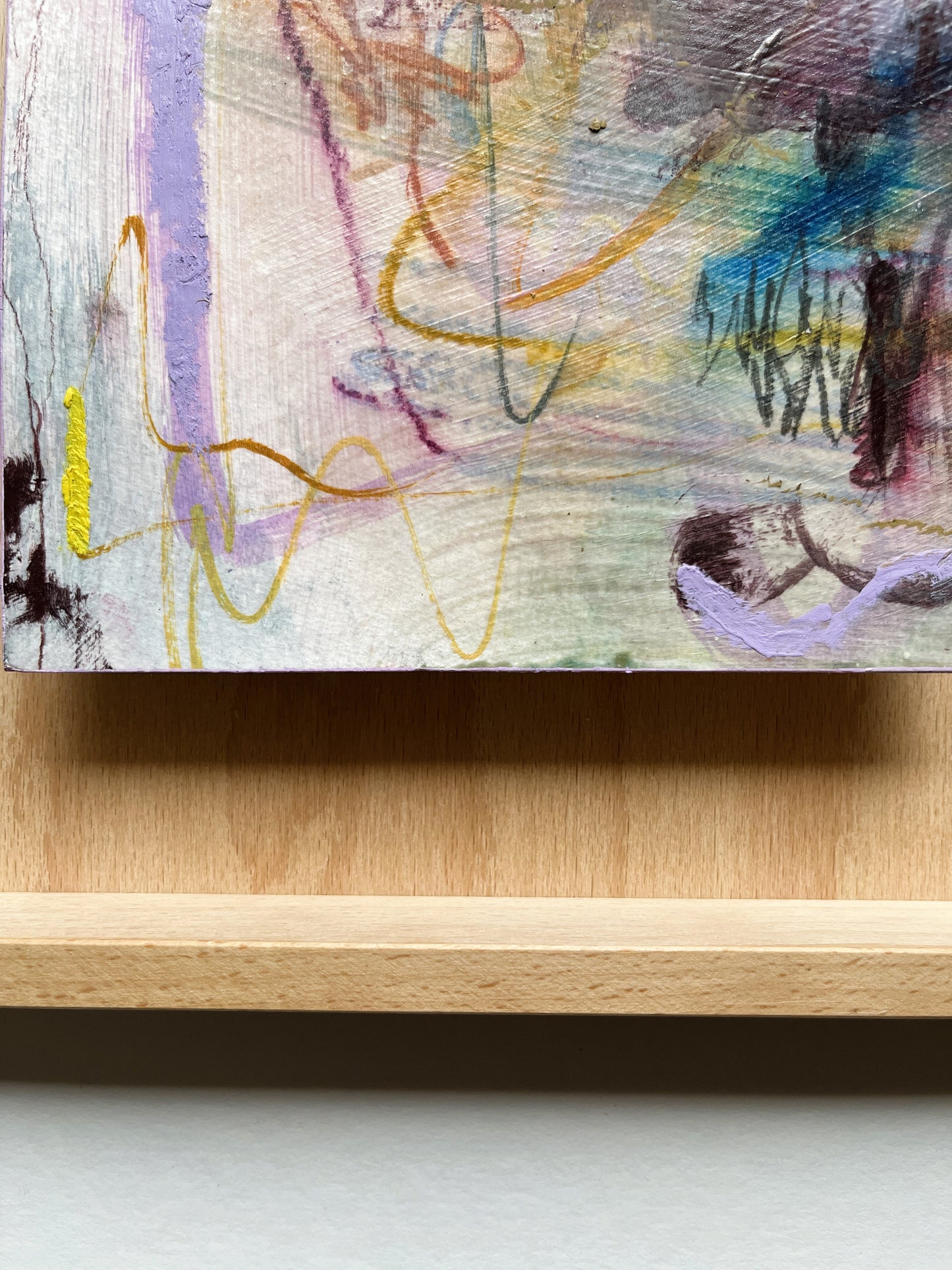 "Whispered Presence" – mixed media original (framed)