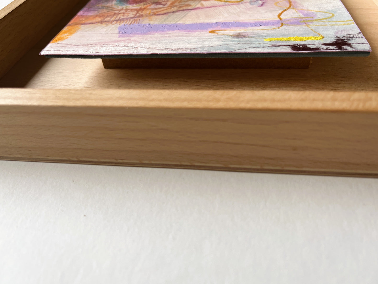 "Whispered Presence" – mixed media original (framed)