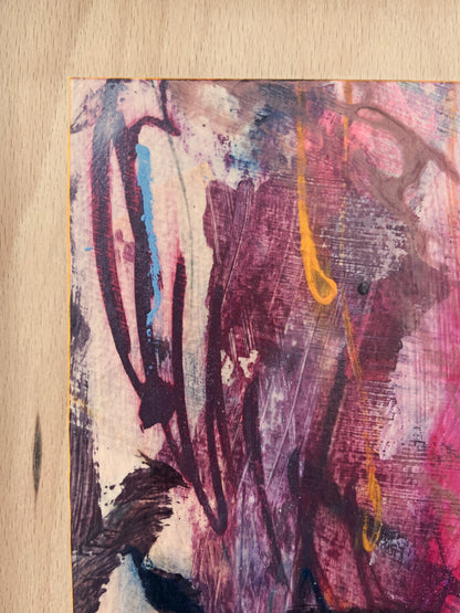 "The Soil Remembers" –  mixed media original (framed)